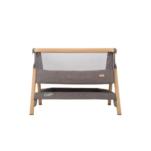 Tutti Bambini CoZee Bedside Crib - Oak and Charcoal
