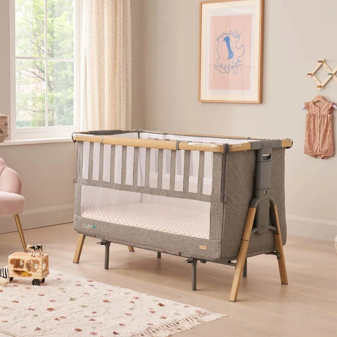 Tutti Bambini CoZee XL Complete Birth To 4  Years Package - Oak/Charcoal