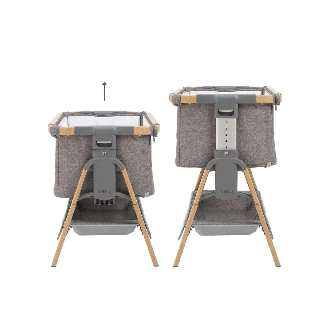 Tutti Bambini CoZee XL Complete Birth To 4  Years Package - Oak/Charcoal