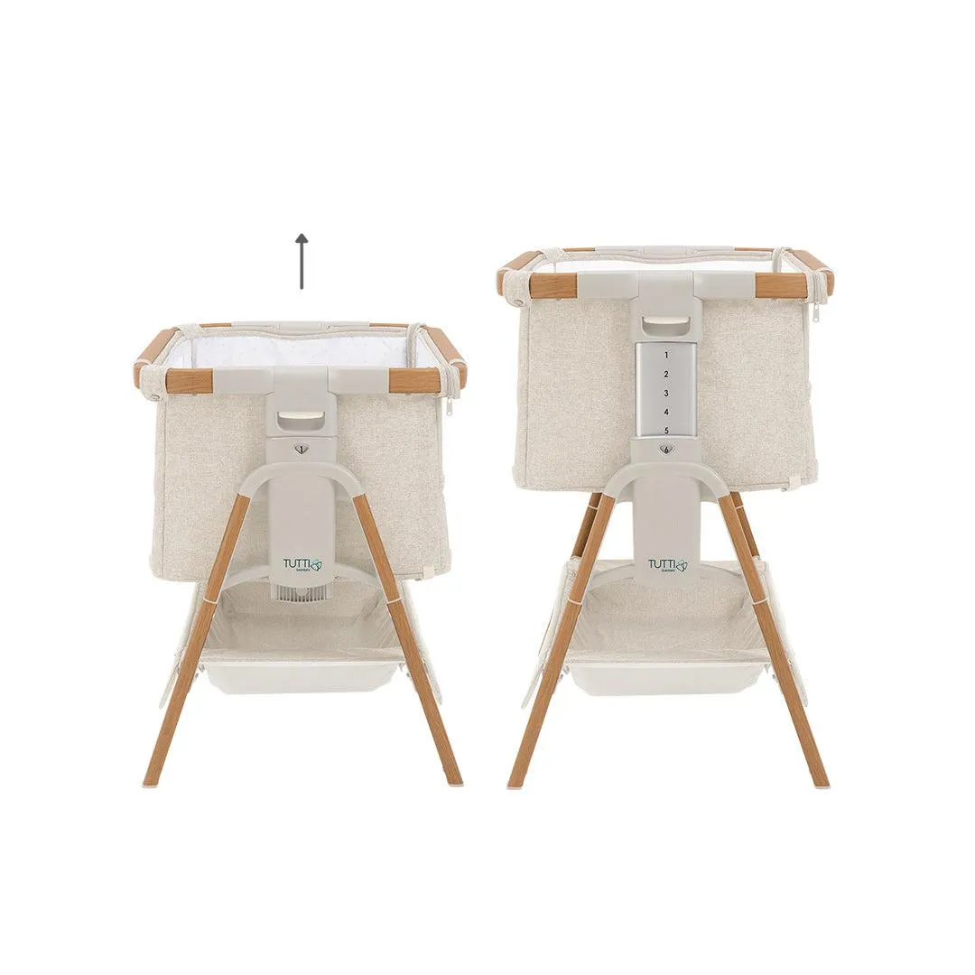 Tutti Bambini CoZee XL - Complete Birth To 4  Years Package - Scandinavian Walnut/Ecru