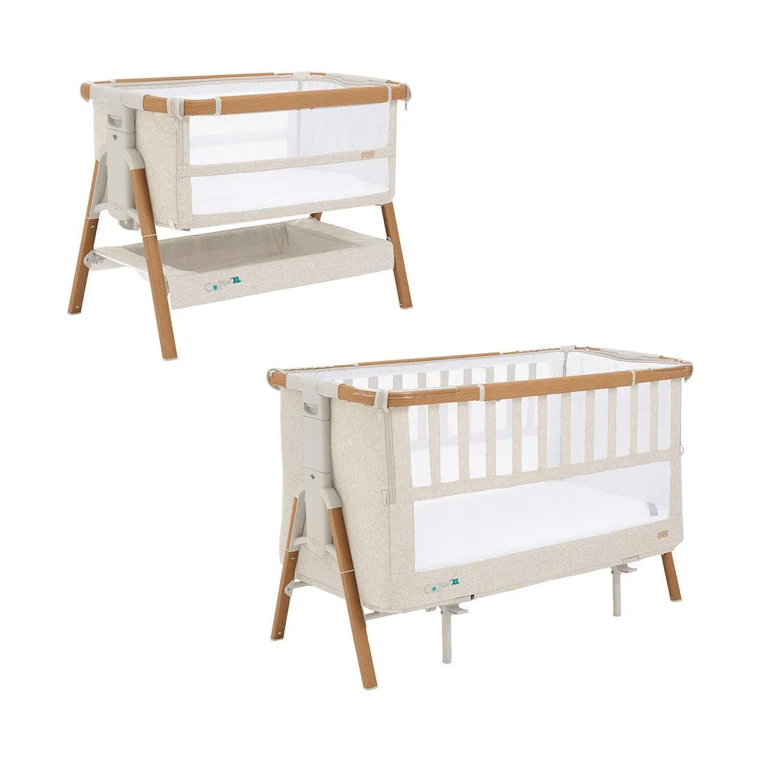 Tutti Bambini CoZee XL - Complete Birth To 4  Years Package - Scandinavian Walnut/Ecru