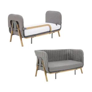 Tutti Bambini CoZee Xl Junior Bed   Sofa Expansion Pack - Oak / Charcoal