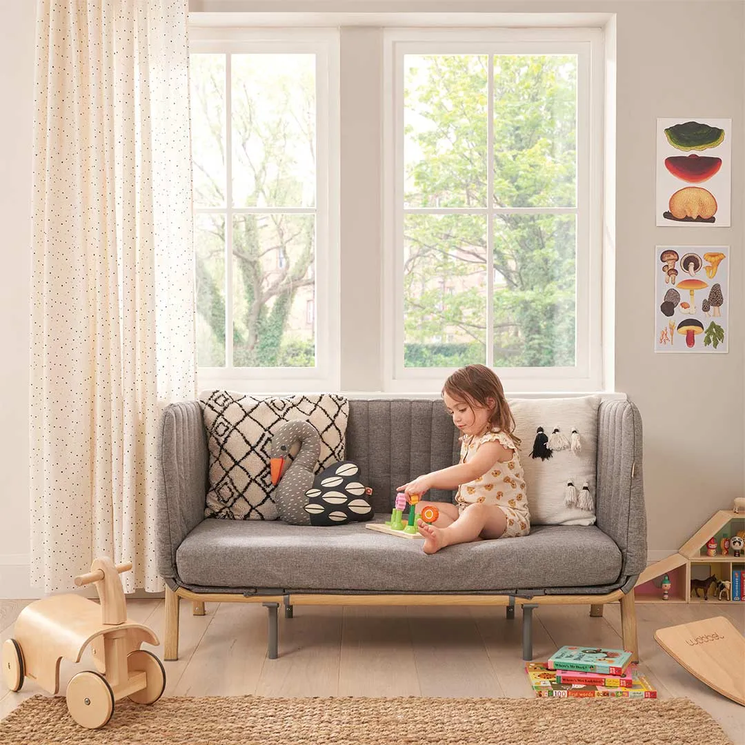 Tutti Bambini CoZee Xl Junior Bed   Sofa Expansion Pack - Oak / Charcoal