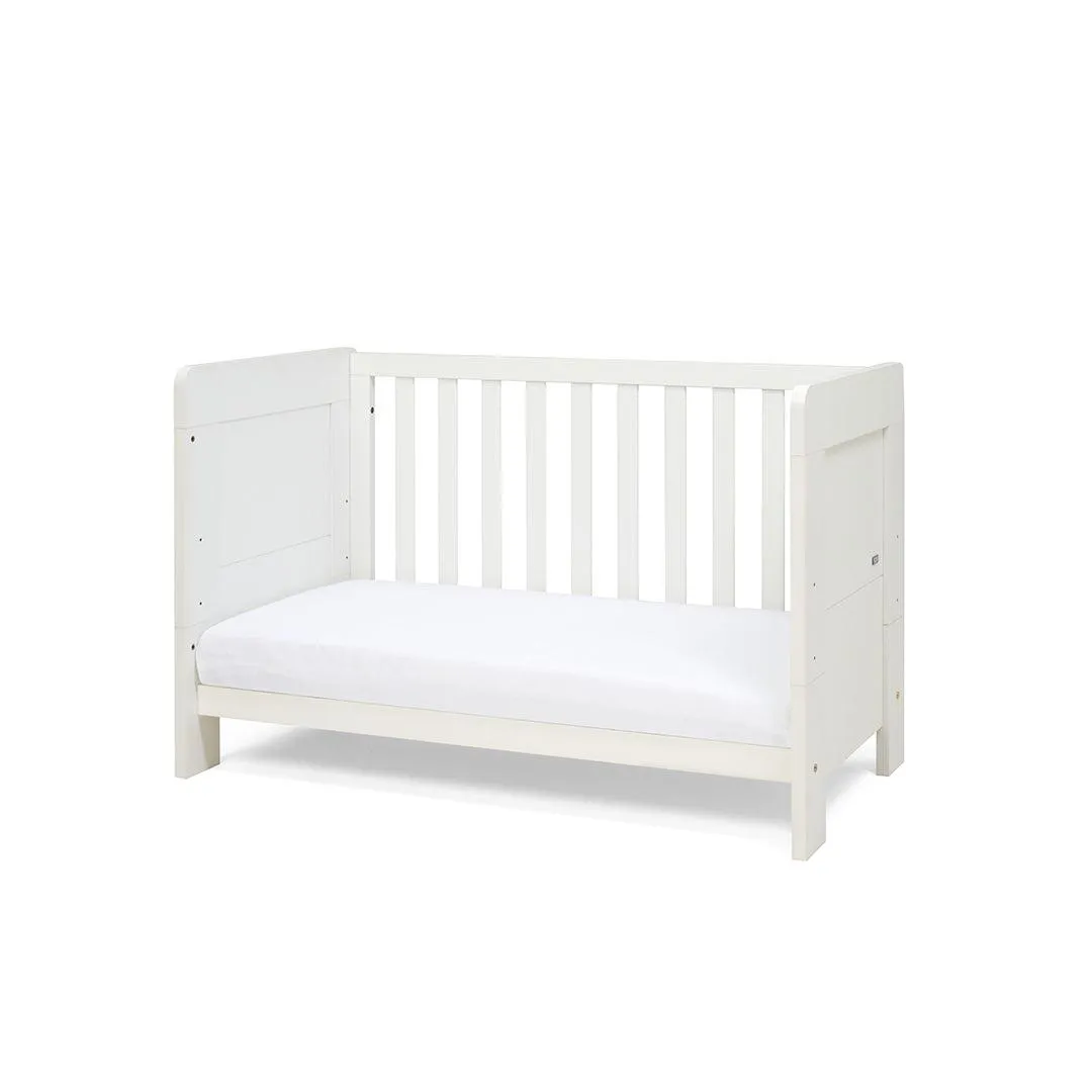 Tutti Bambini Essentials Alba Mini Cot Bed - White