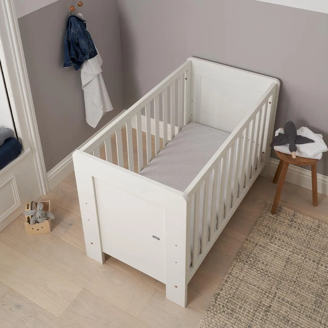 Tutti Bambini Essentials Alba Mini Cot Bed - White