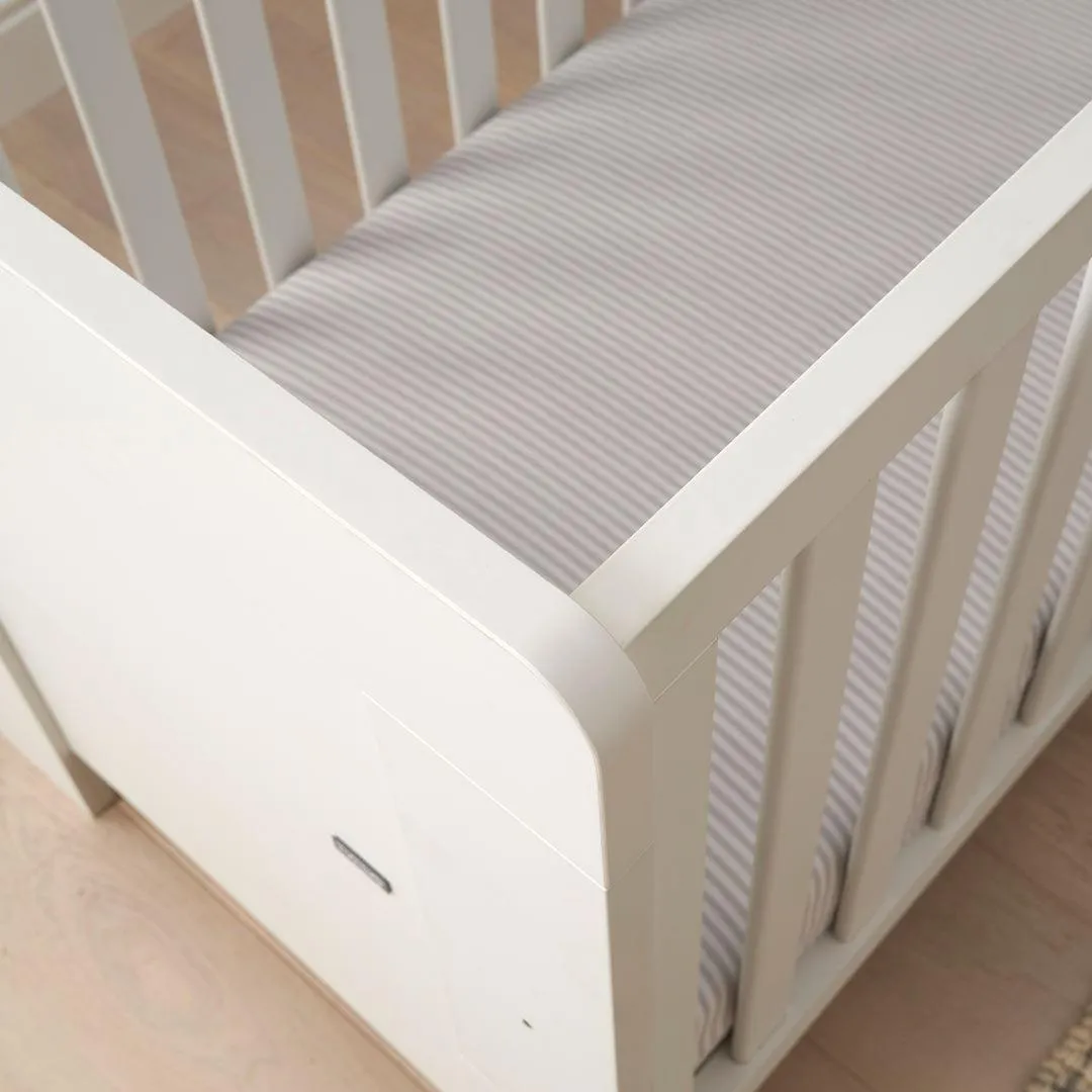 Tutti Bambini Essentials Alba Mini Cot Bed - White