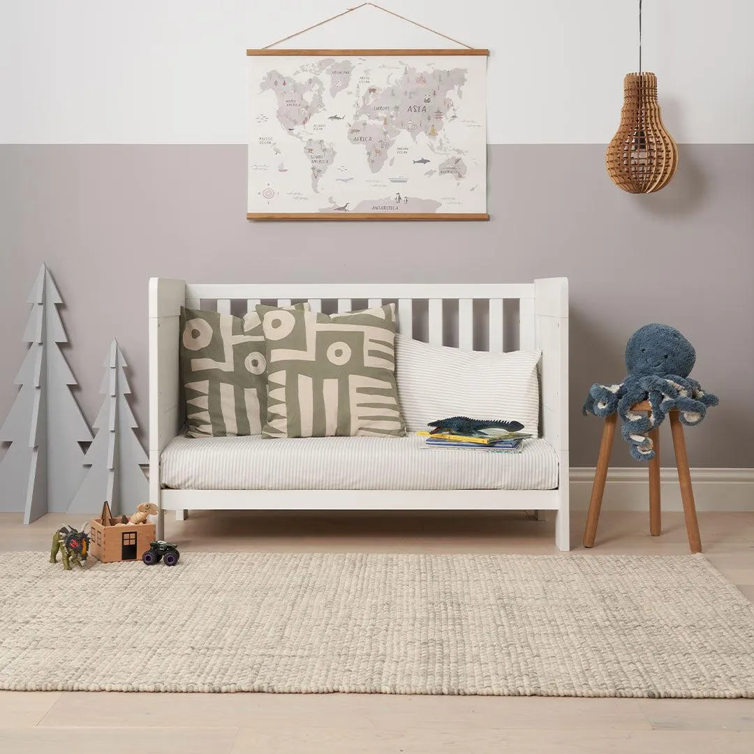 Tutti Bambini Essentials Alba Mini Cot Bed - White