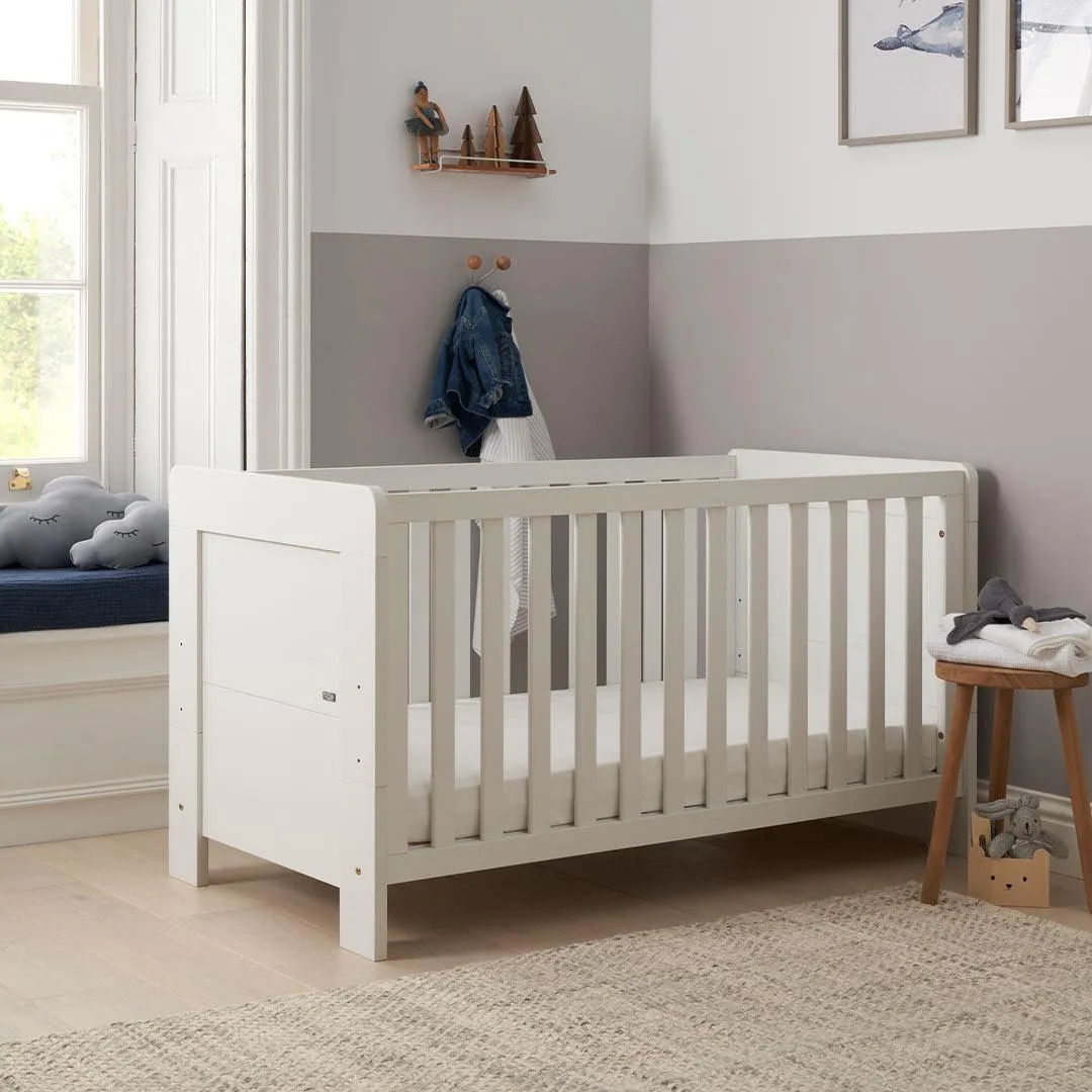 Tutti Bambini Essentials Alba Mini Cot Bed - White