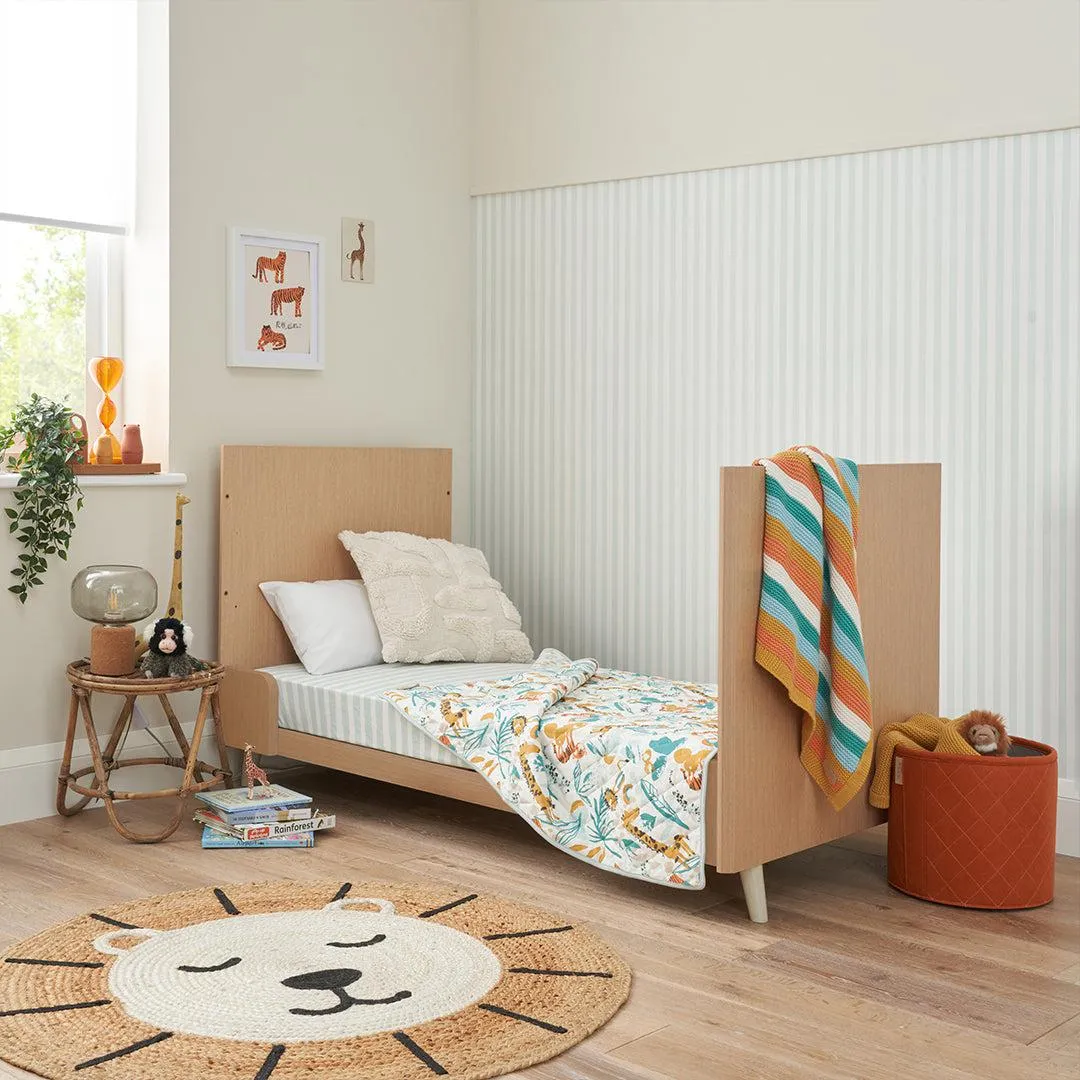 Tutti Bambini Fika 2 Piece Room Set - Light Oak/White Sand