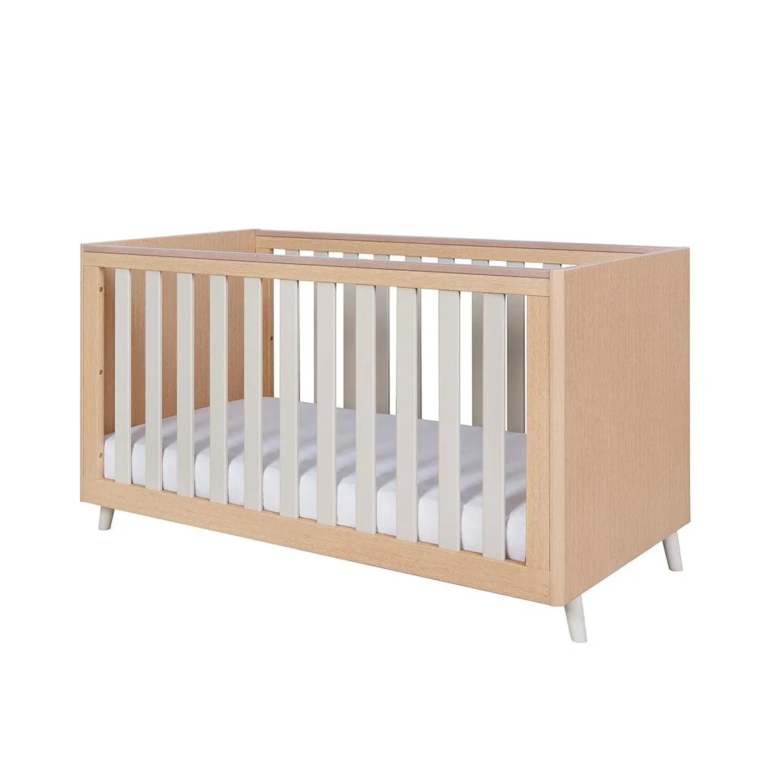 Tutti Bambini Fika 2 Piece Room Set - Light Oak/White Sand