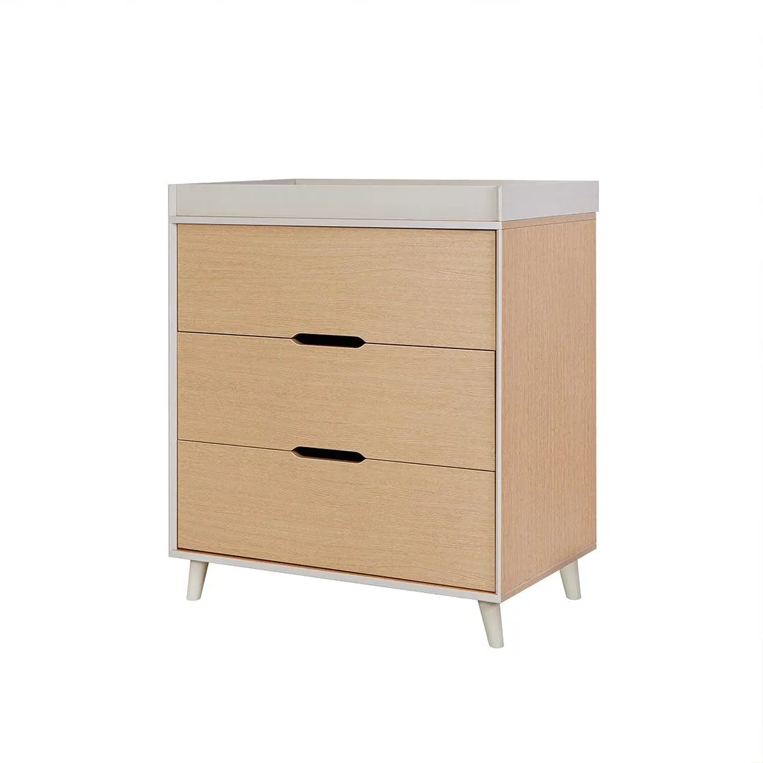 Tutti Bambini Fika 2 Piece Room Set - Light Oak/White Sand