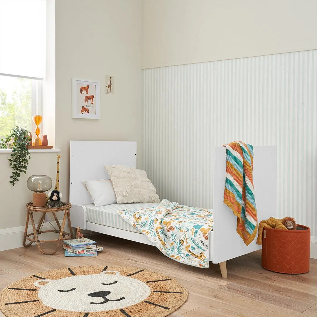 Tutti Bambini Fika 2 Piece Room Set - White/Light Oak