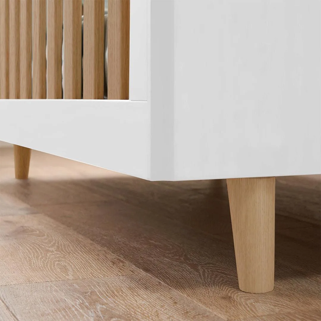 Tutti Bambini Fika 2 Piece Room Set - White/Light Oak