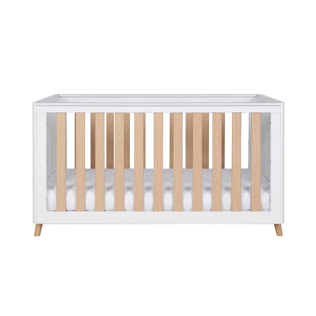 Tutti Bambini Fika 2 Piece Room Set - White/Light Oak