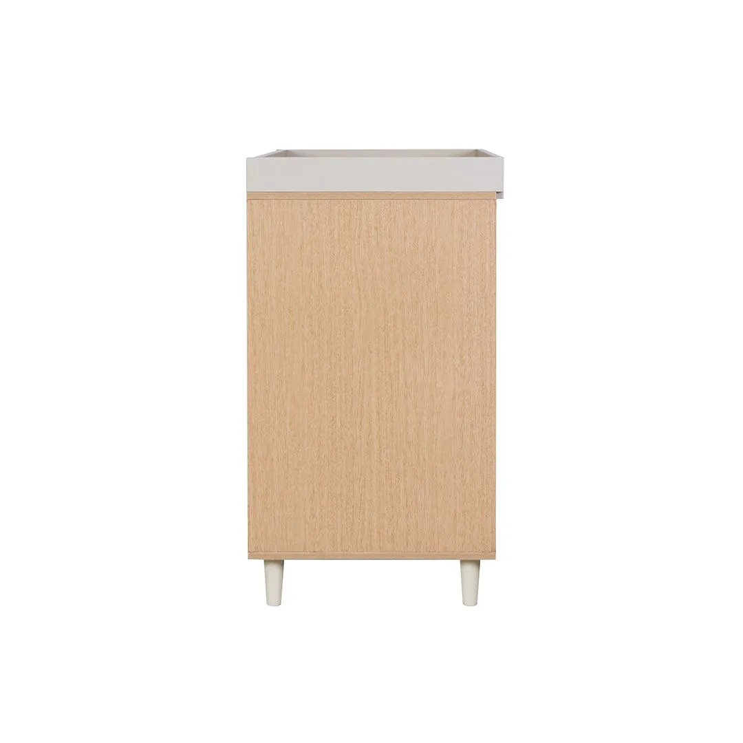 Tutti Bambini Fika Chest Changer - Light Oak/White Sand