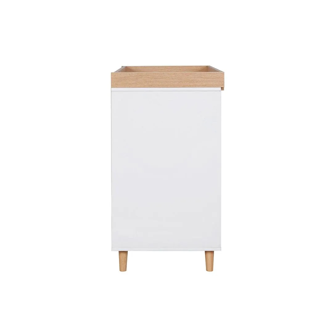 Tutti Bambini Fika Chest Changer - White/Light Oak