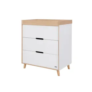 Tutti Bambini Fika Chest Changer - White/Light Oak