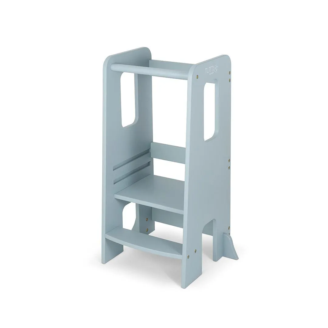 Tutti Bambini Helping Hands Montessori Toddler Learning Tower - Ocean Stone