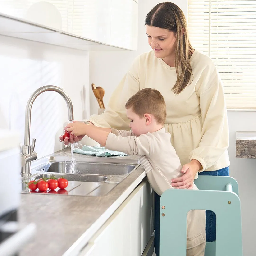 Tutti Bambini Helping Hands Montessori Toddler Learning Tower - Ocean Stone