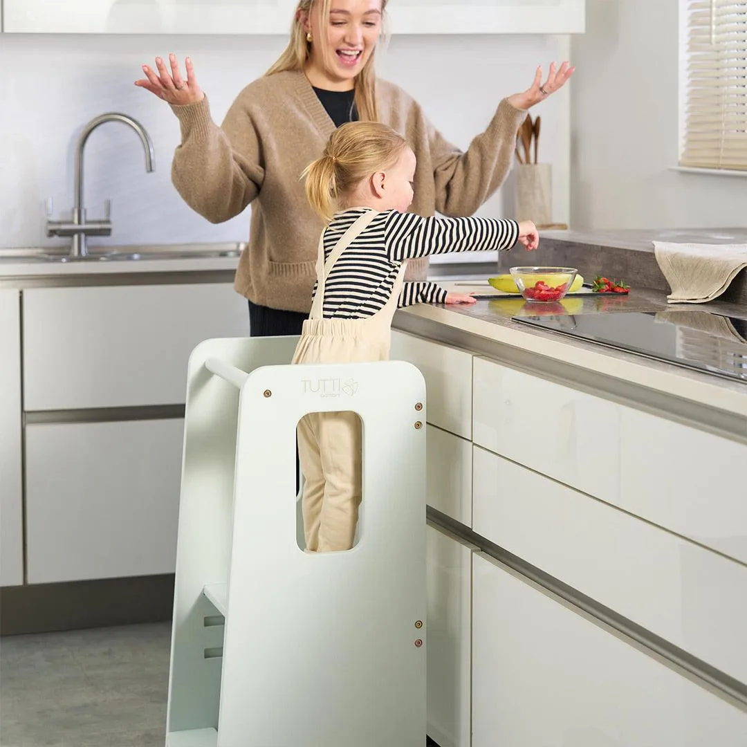 Tutti Bambini Helping Hands Montessori Toddler Learning Tower  - Sea Mist