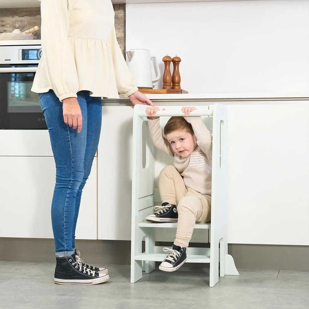 Tutti Bambini Helping Hands Montessori Toddler Learning Tower  - Sea Mist