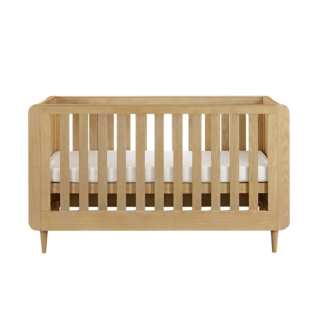Tutti Bambini Japandi Cot Bed - Light Oak