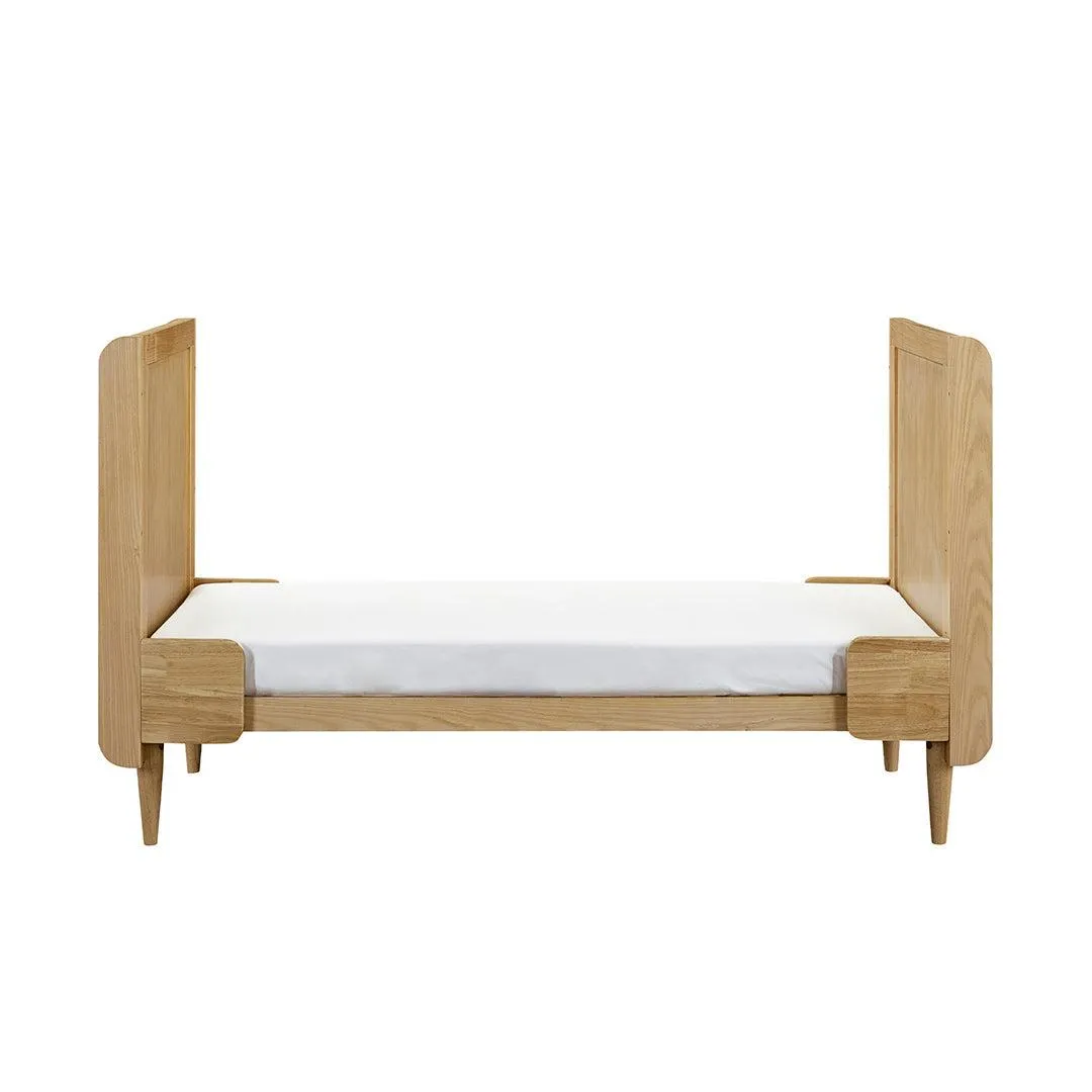Tutti Bambini Japandi Cot Bed - Light Oak