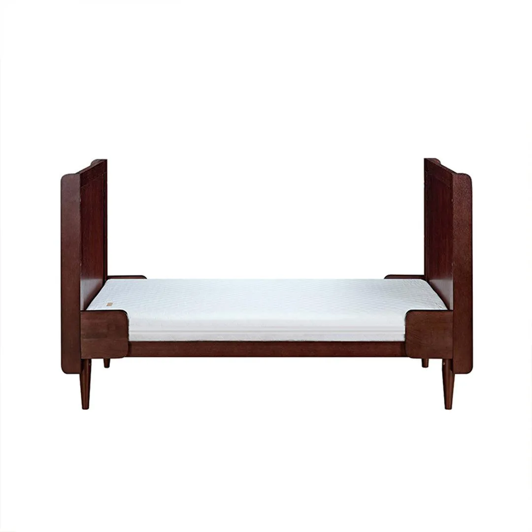 Tutti Bambini Japandi Cot Bed  - Warm Walnut