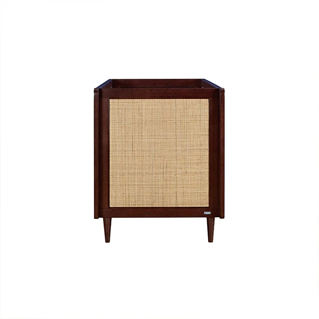 Tutti Bambini Japandi Cot Bed  - Warm Walnut