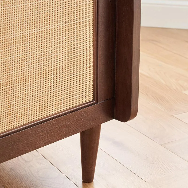 Tutti Bambini Japandi Cot Bed  - Warm Walnut