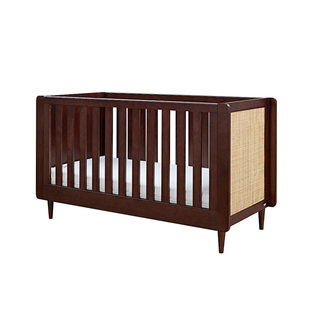 Tutti Bambini Japandi Cot Bed  - Warm Walnut
