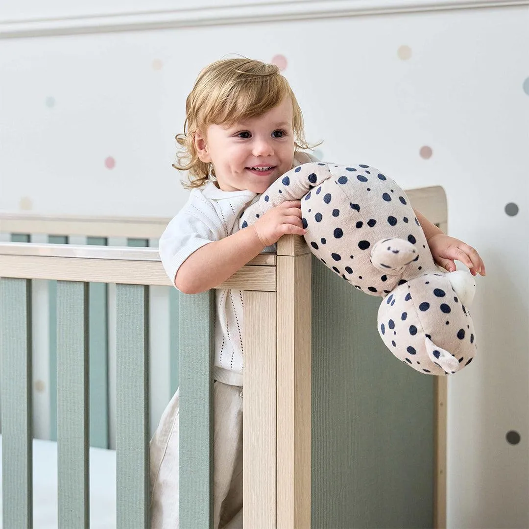 Tutti Bambini Kuba Cot Bed - Golden Oak / Sage Weave