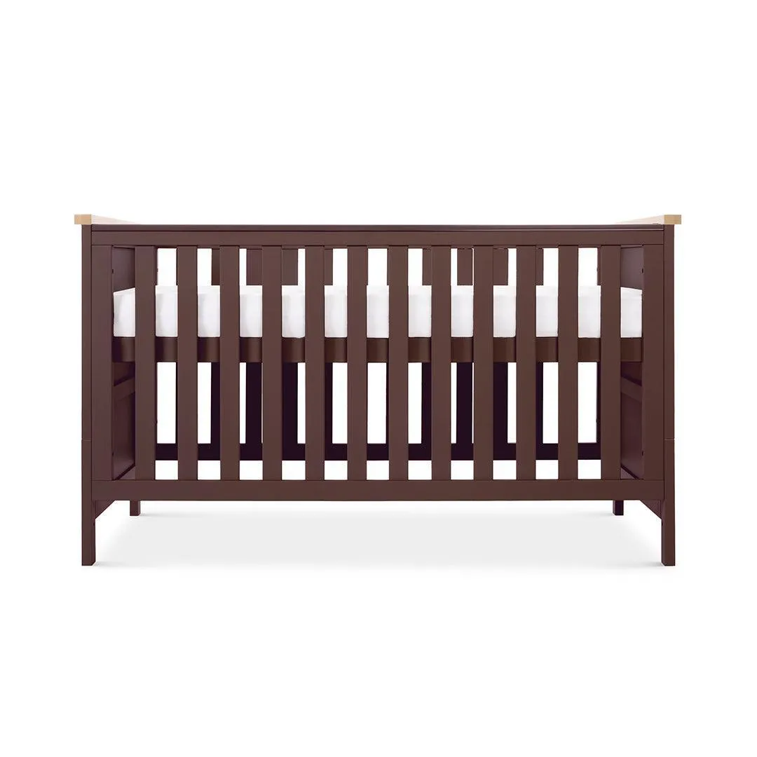 Tutti Bambini Misha Cot Bed - Mulberry/Golden Oak