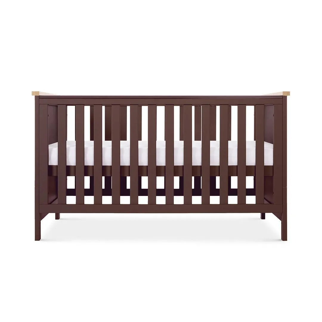 Tutti Bambini Misha Cot Bed - Mulberry/Golden Oak