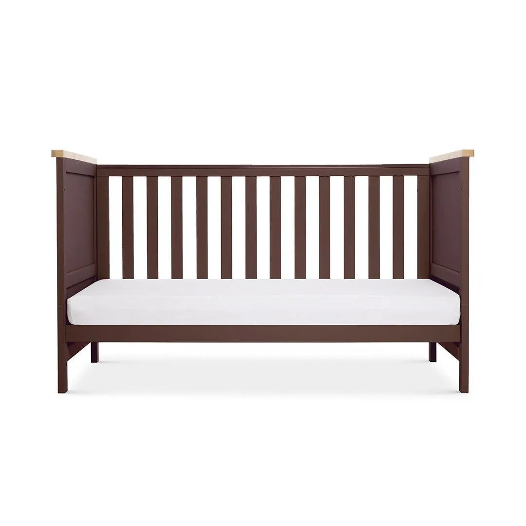 Tutti Bambini Misha Cot Bed - Mulberry/Golden Oak