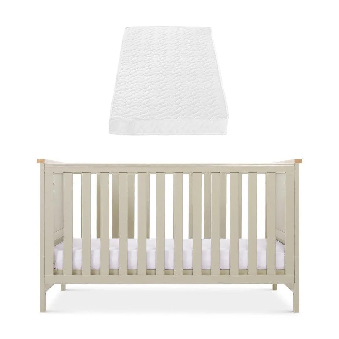 Tutti Bambini Misha Cot Bed - Mushroom / Golden Oak