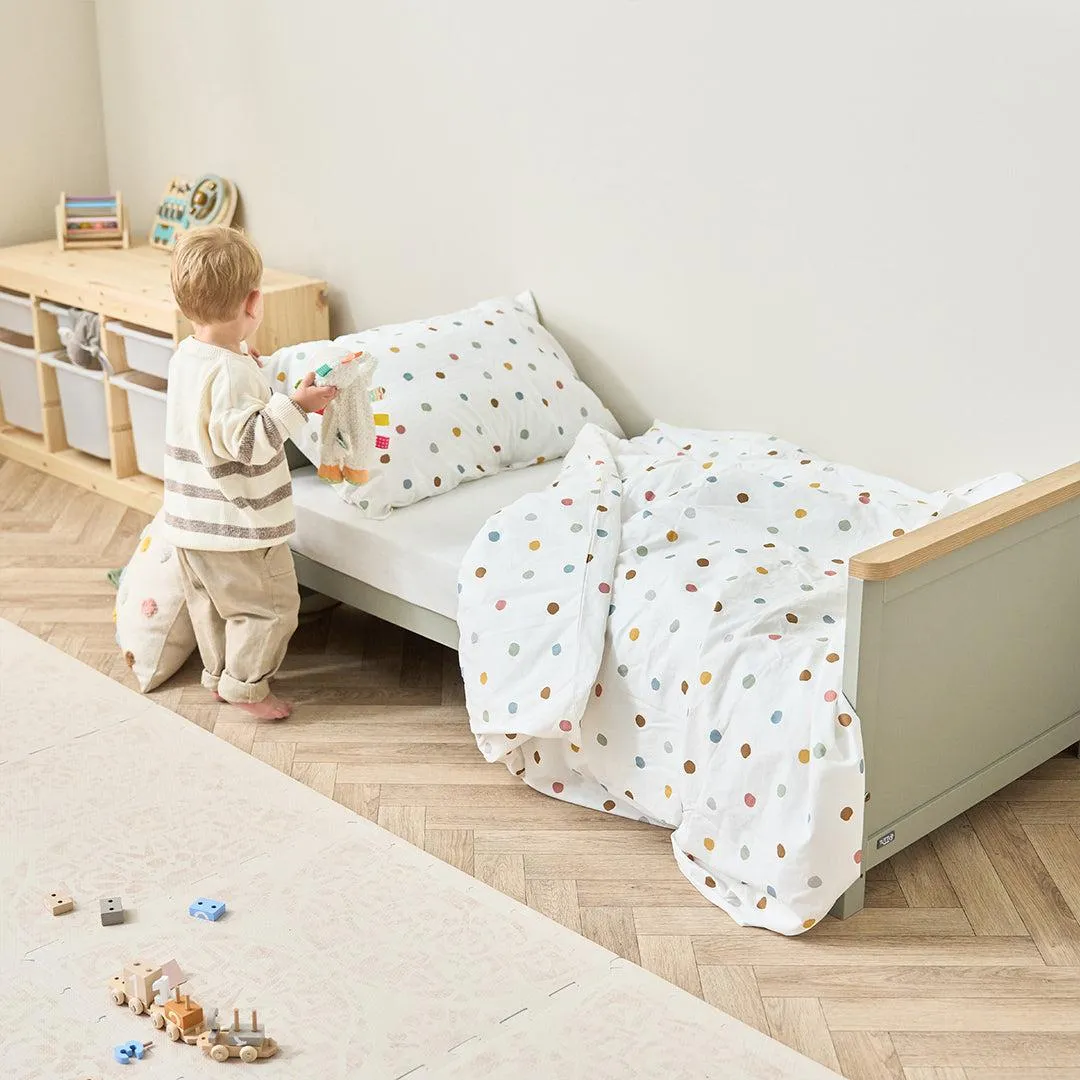 Tutti Bambini Misha Cot Bed - Sage / Golden Oak