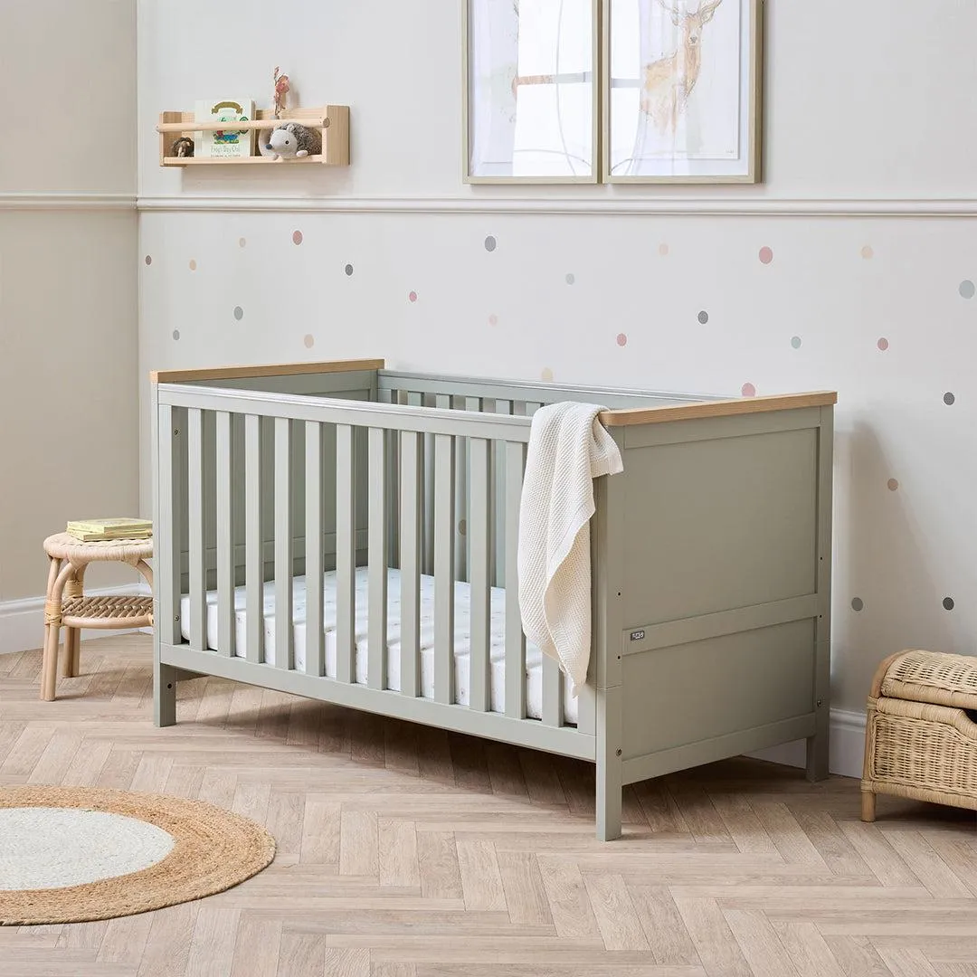 Tutti Bambini Misha Cot Bed - Sage / Golden Oak