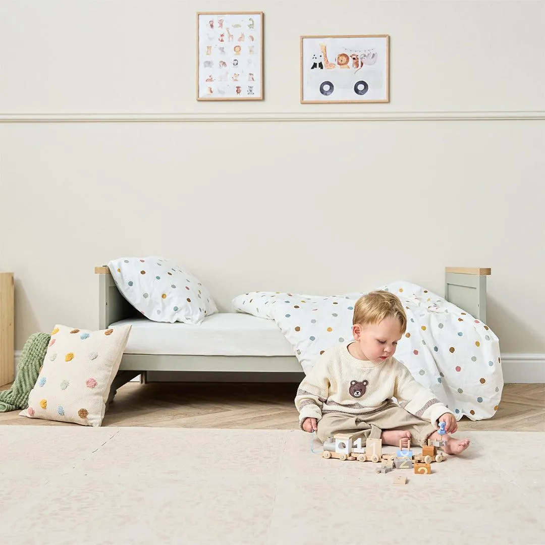Tutti Bambini Misha Cot Bed - Sage / Golden Oak