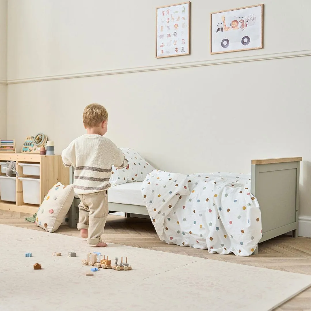 Tutti Bambini Misha Cot Bed - Sage / Golden Oak