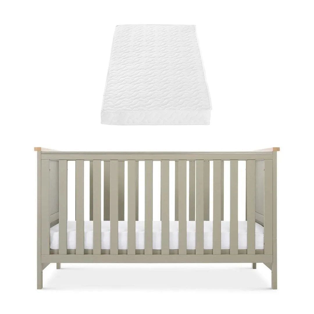 Tutti Bambini Misha Cot Bed - Sage / Golden Oak