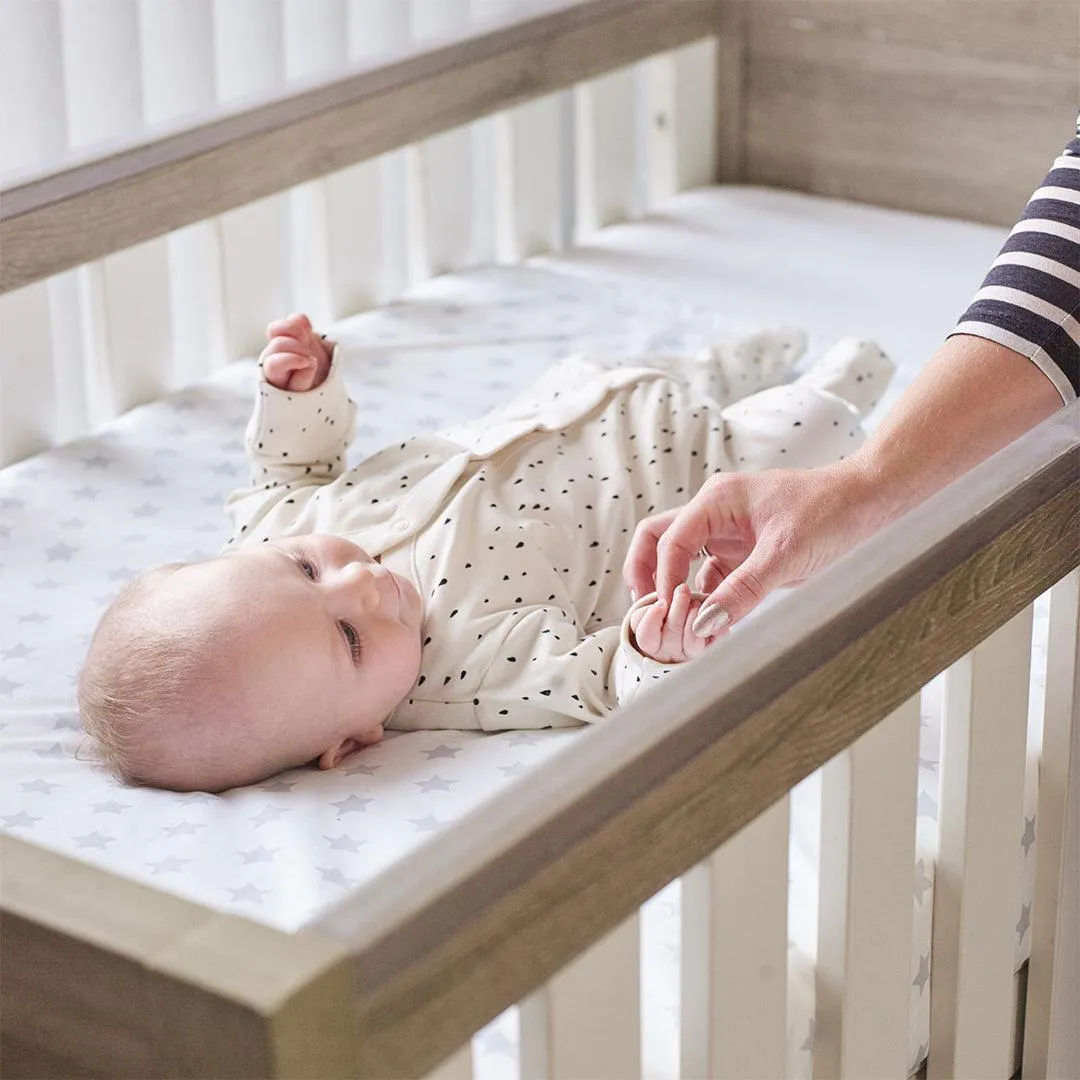 Tutti Bambini Modena 3 in 1 Cot Bed - White/Oak