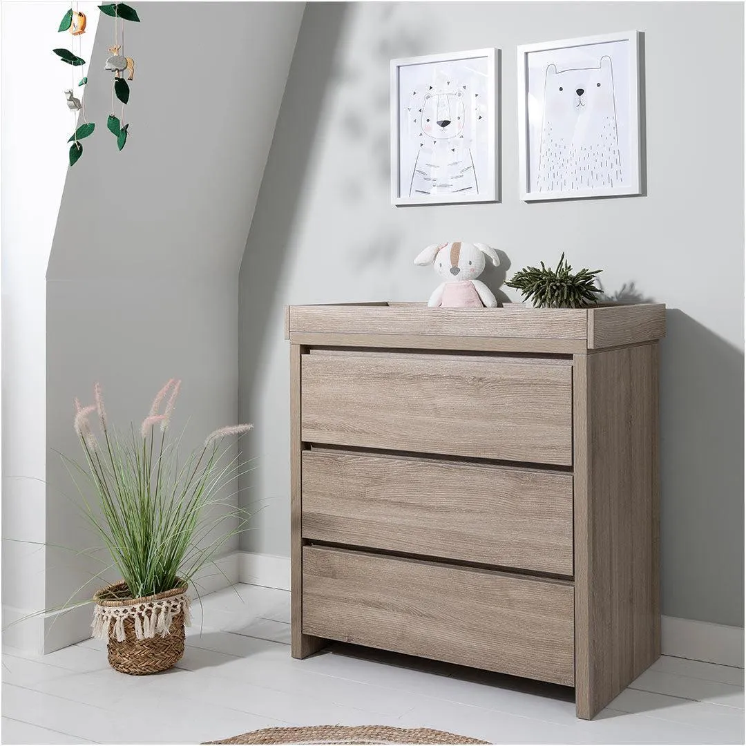 Tutti Bambini Modena 3 Piece Room Set - Oak