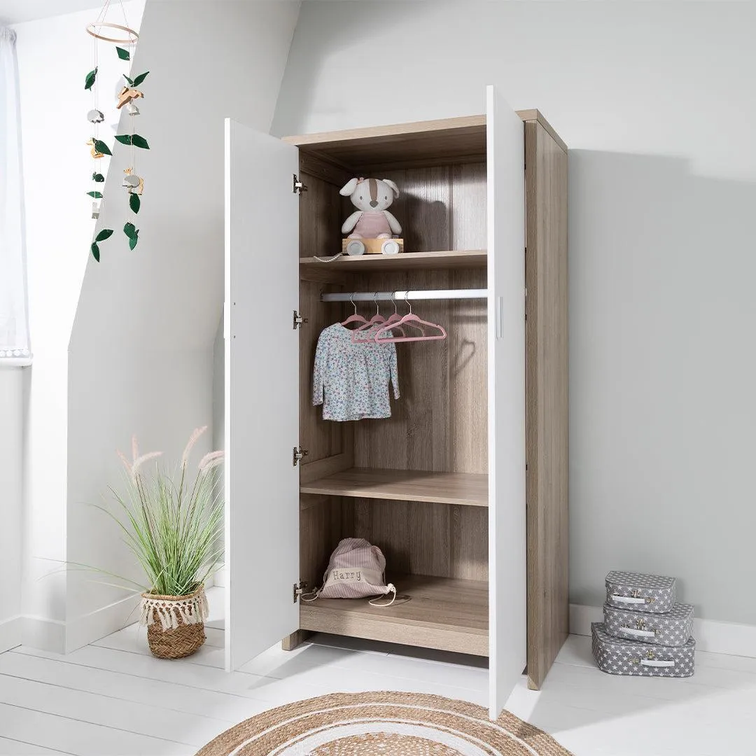 Tutti Bambini Modena 3 Piece Room Set - White/Oak