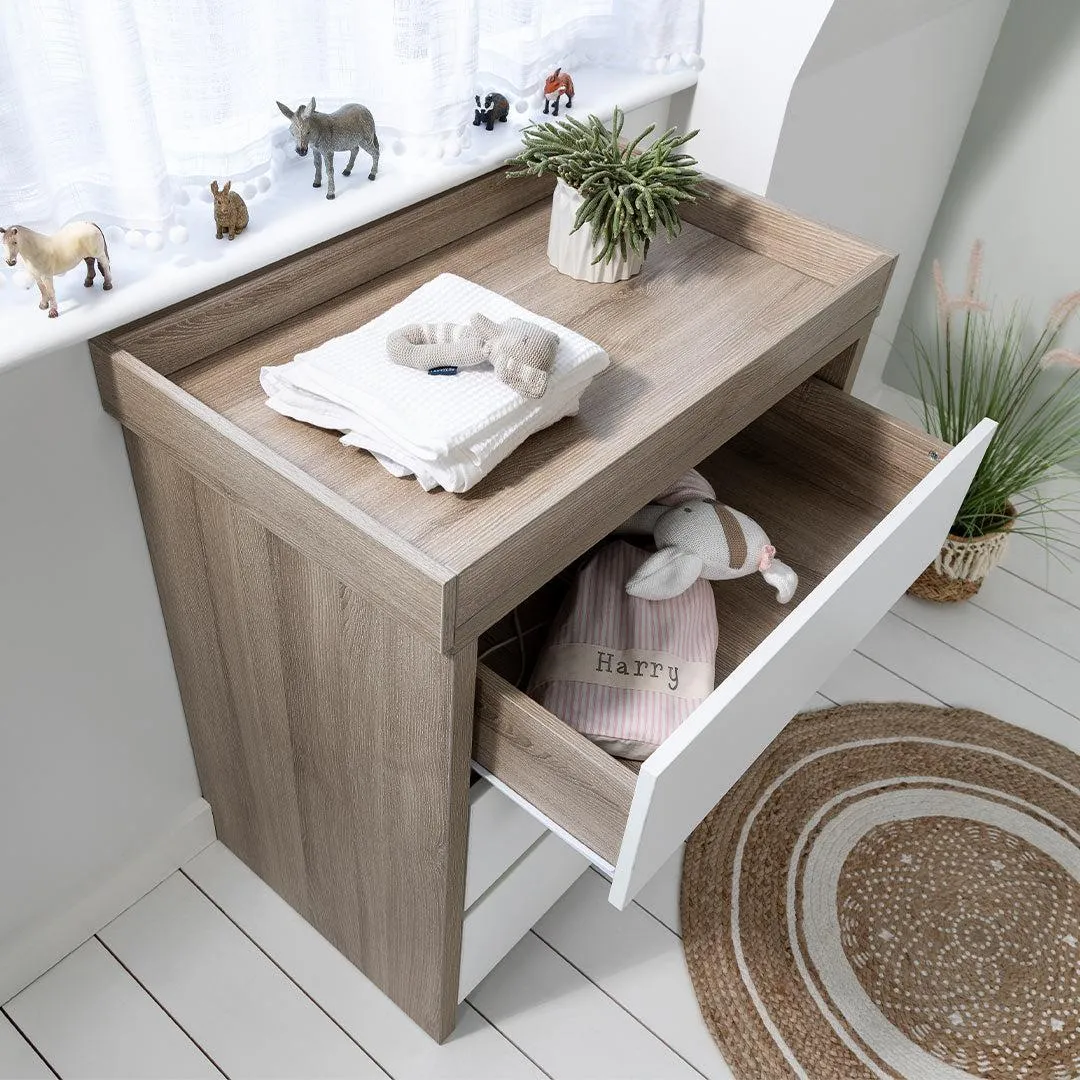 Tutti Bambini Modena Changing Unit - White/Oak