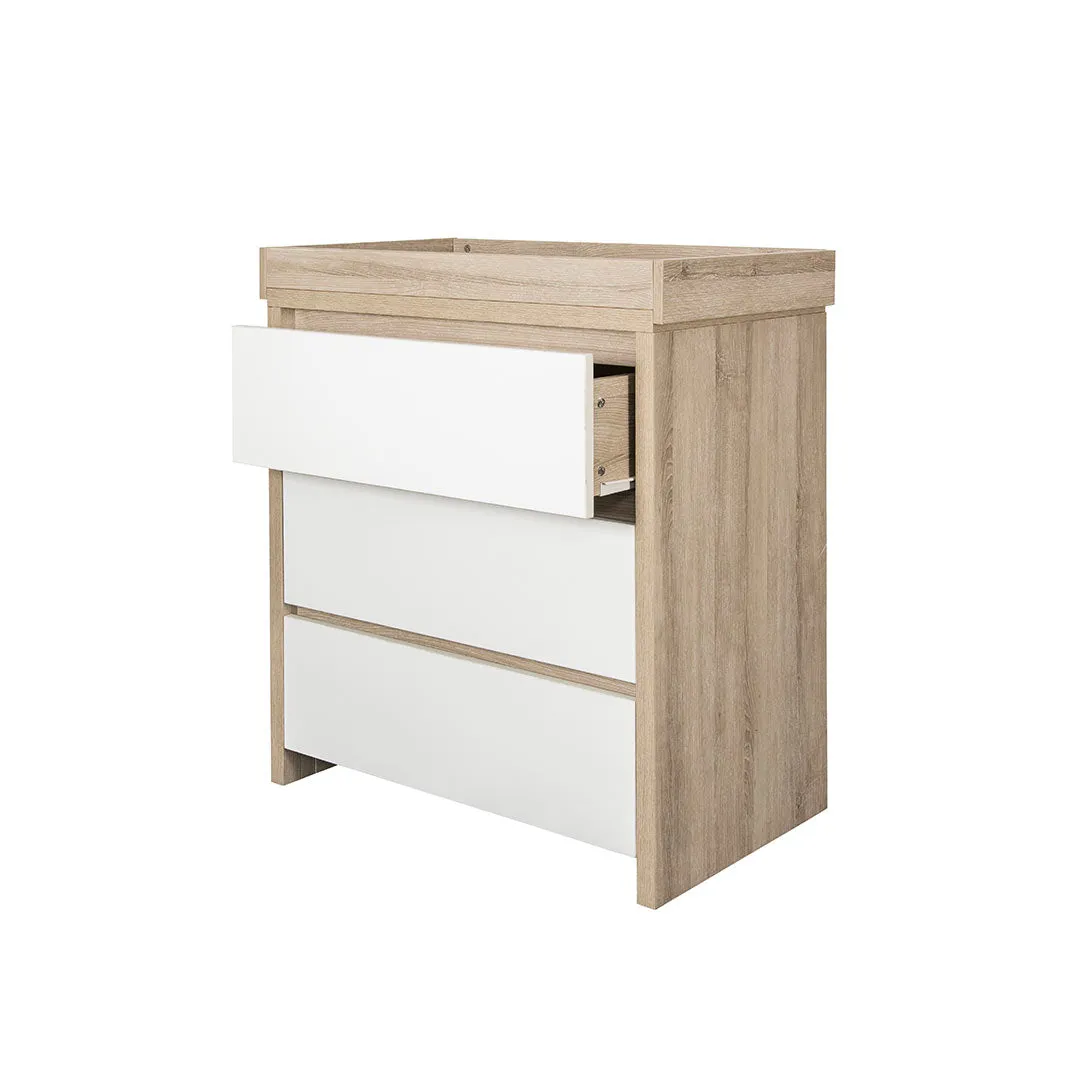 Tutti Bambini Modena Changing Unit - White/Oak