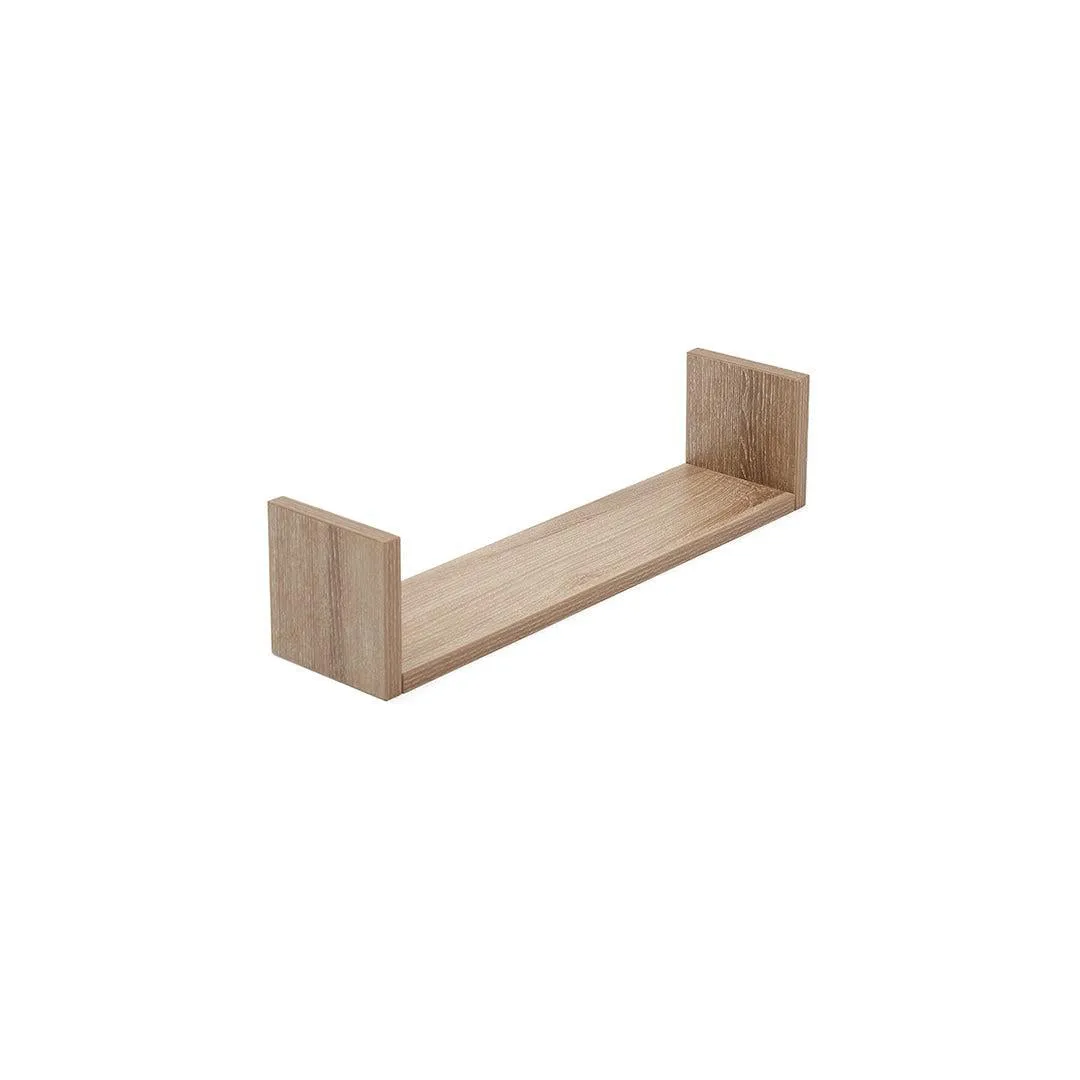Tutti Bambini Modena Set of Three U-Shaped Wall Shelves - Oak