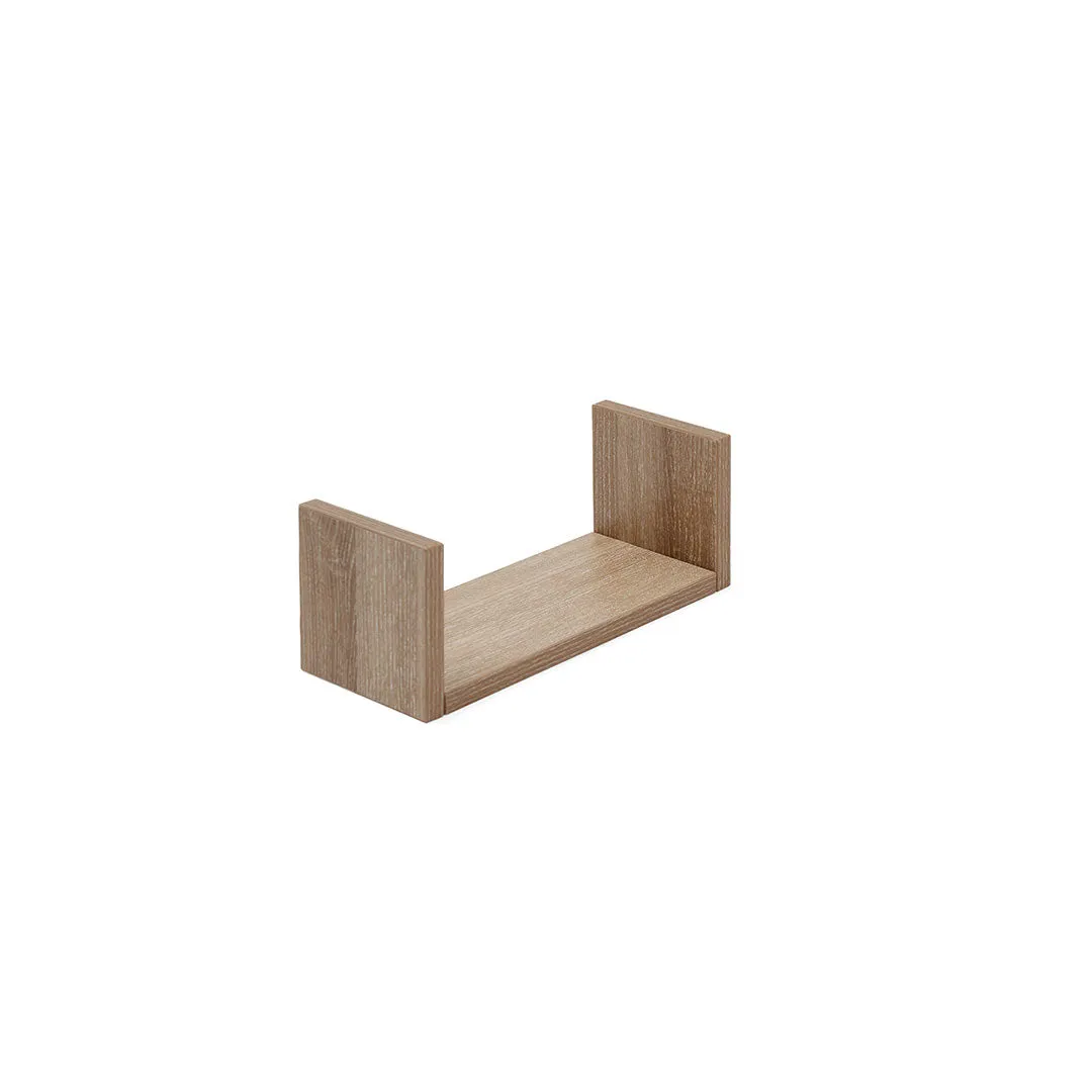 Tutti Bambini Modena Set of Three U-Shaped Wall Shelves - Oak