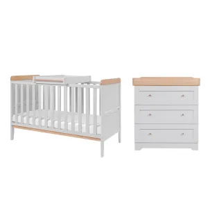 Tutti Bambini Rio 2pc Room Set - Dove Grey/Honey Oak
