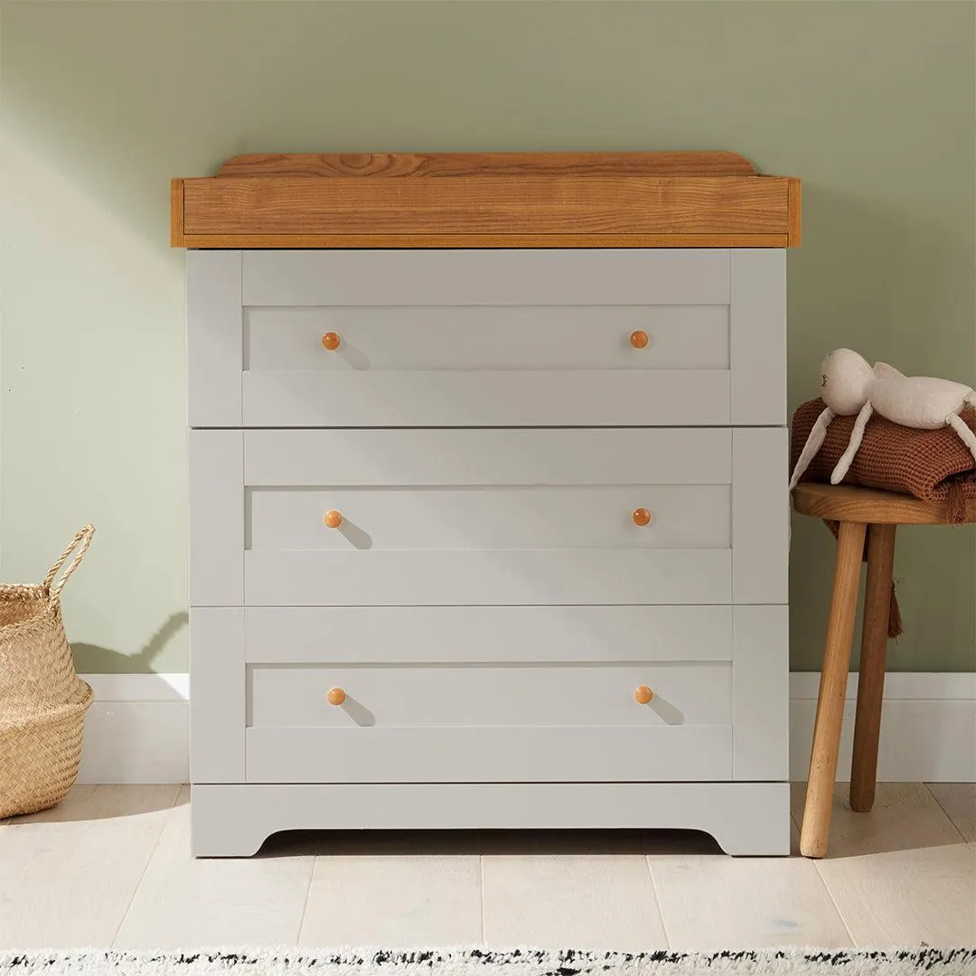 Tutti Bambini Rio 2pc Room Set - Dove Grey/Honey Oak